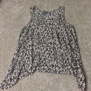 Torrid plus size cheetah tank